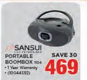 Sansui Portable Boombox