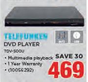 Telefunken DVD Player-TDV-500U
