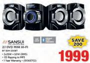 Sansui 2.1 DVD Mini Hi-Fi-BT SDH 200BT