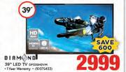Diamond 39" HD Ready LED TV-DFG39HDVM