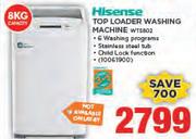 Hisense 8kg Top Loader Washing Machine-WT5802