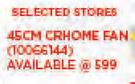 Sansui 45cm 50 Watts High Chrome Fan-SHVFF16