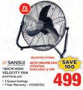 Sansui 45cm 50 Watts High Chrome Fan-SHVFF16