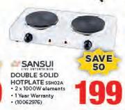 Sansui Double Solid Hotplate-SSH02A