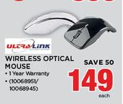 Ultra Link Wireless Optical Mouse-Each