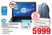 HP Trendy Notebook Bundle HP 250