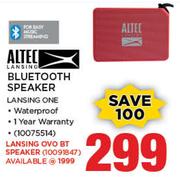 Altec Bluetooth Speaker LANSING OVO