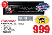 Pioneer Car Radio DEH-X1953UB