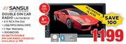 Sansui Double Din Car Radio CAV7009DCK