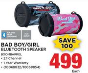 Bad Boy/Girl Bluetooth Speaker BOOM BARREL-Each
