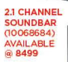 JBL 2.1 Channel Sounbar 