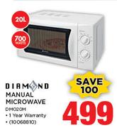 Diamond 20Ltr Manual Microwave DMO20M