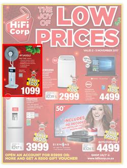 HiFi Corp : The Joy Of Low Prices (2 Nov - 5 Nov 2017), page 1