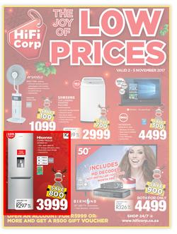 HiFi Corp : The Joy Of Low Prices (2 Nov - 5 Nov 2017), page 1