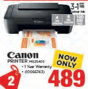 Canon Printer MG2540S