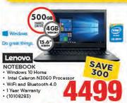 Lenovo 15.6" Notebook