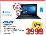 Asus 15.6" Notebook X553MA-BING-XX1069B