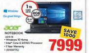 Acer 15.6" Notebook A315-15
