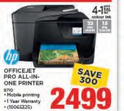 HP Officejet Pro All In One Printer 8710