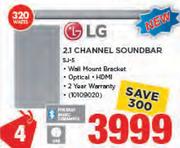 LG 2.1 Channel Soundbar SJ-5