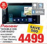 Pioneer Double Din Car radio AVH-Z2050BT