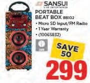 Sansui Portable Beat Box BB102
