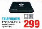 Telefunken DVD Player TDV-210