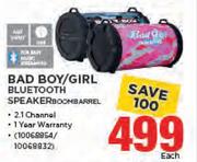 Bad Boy/Girl Bluetooth Speaker BOOM BARREL-Each