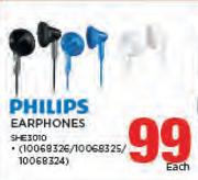 Philips Earphones SHE3010-Each