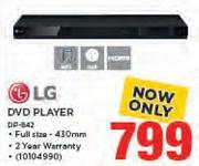 LG DVD Player DP-842