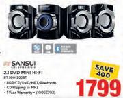 Sansui 2.1 DVD Mini Hi Fi BT SDH-200BT