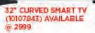 Sansui 32" Curved HD Ready Smart LED TV 