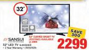 Sansui 32" HD Ready Smart LED TV SLED32HDR
