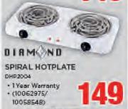 Diamond Spiral Hotplate DHP2004