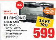 Diamond Oven & Hotplate