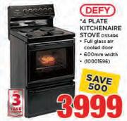 Defy 4 Plate Kitchenaire Stove DSS494