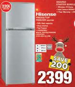Hisense 220Ltr Fridge Top Freezer H220TME