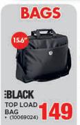 Black 15.6" Top Load Bag