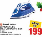 Russell Hobbs Supreme Glide Steam Spray Dry Iron RHI283