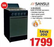 Sansui 50Ltr 4 Burner Gas Stove SAGO400C