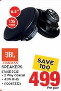 JBL 6.5" Speakers Stage 602E-Per Pair