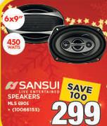 Sansui 6x9" Speakers MLS 690E