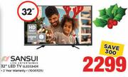 Sansui 32" LED TV SLEDD32HDR