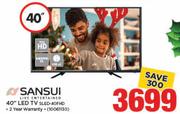 Sansui 40" LED TV SLEDD-40FHD