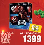 PS4 GT Sports LTD ED DS Control + GT Game