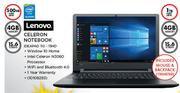 Lenovo 15.6" Celeron Notebook IDEAPAD 110-15HD
