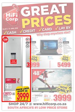 HiFi Corp : Great Prices (5 Apr - 15 Apr 2018), page 1