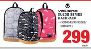 Volkano Suede Series Backpack-Each