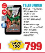Telefunken 7" Tablet TEL-73GIQA