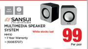 Sansui Multimedia Speaker System MM110-Per Pair